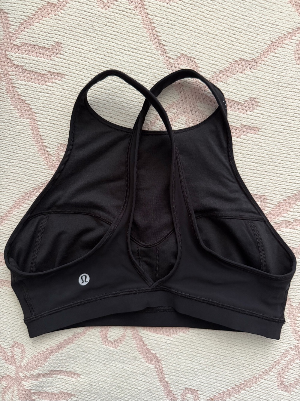 lululemon athletica Black Racerback Sports Bra with Keyhole